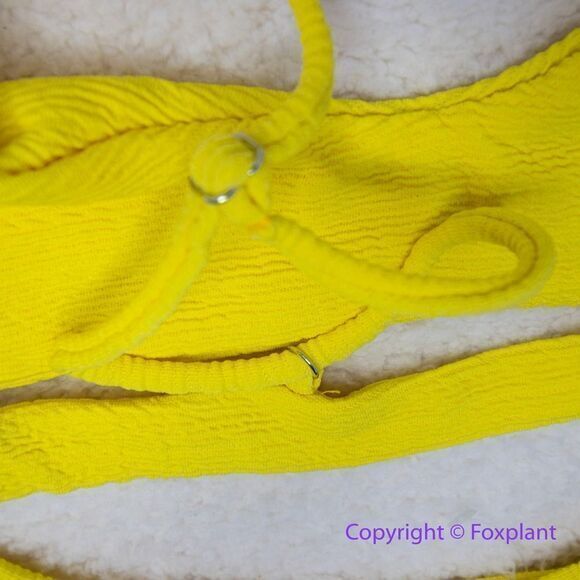 New! Set! Mello the Label low cut top and Brazilian bottom Limao yellow, size S - Picture 6 of 16